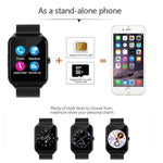 Smart Watch LED Multifunção / Pulseira em Aço Inoxidável