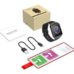Smartwatch Bluetooth SIM TF Card Camera Multi-Compatível Apple Android GETIHU DZ09