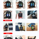 Smartwatch Bluetooth SIM TF Card Camera Multi-Compatível Apple Android GETIHU DZ09
