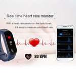 Smart Pulseira à Prova d'água com Monitor Cardíaco, de Pressão e de Desempenho
