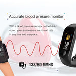 Smart Pulseira à Prova d'água com Monitor Cardíaco, de Pressão e de Desempenho