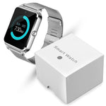 Smart Watch LED Multifunção / Pulseira em Aço Inoxidável