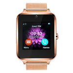 Smart Watch LED Multifunção / Pulseira em Aço Inoxidável